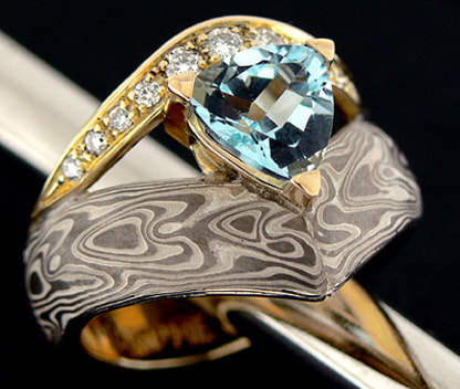 mokume gane ring