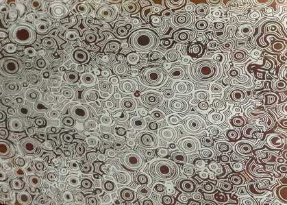 Mokume Gane sheet, texture Circle