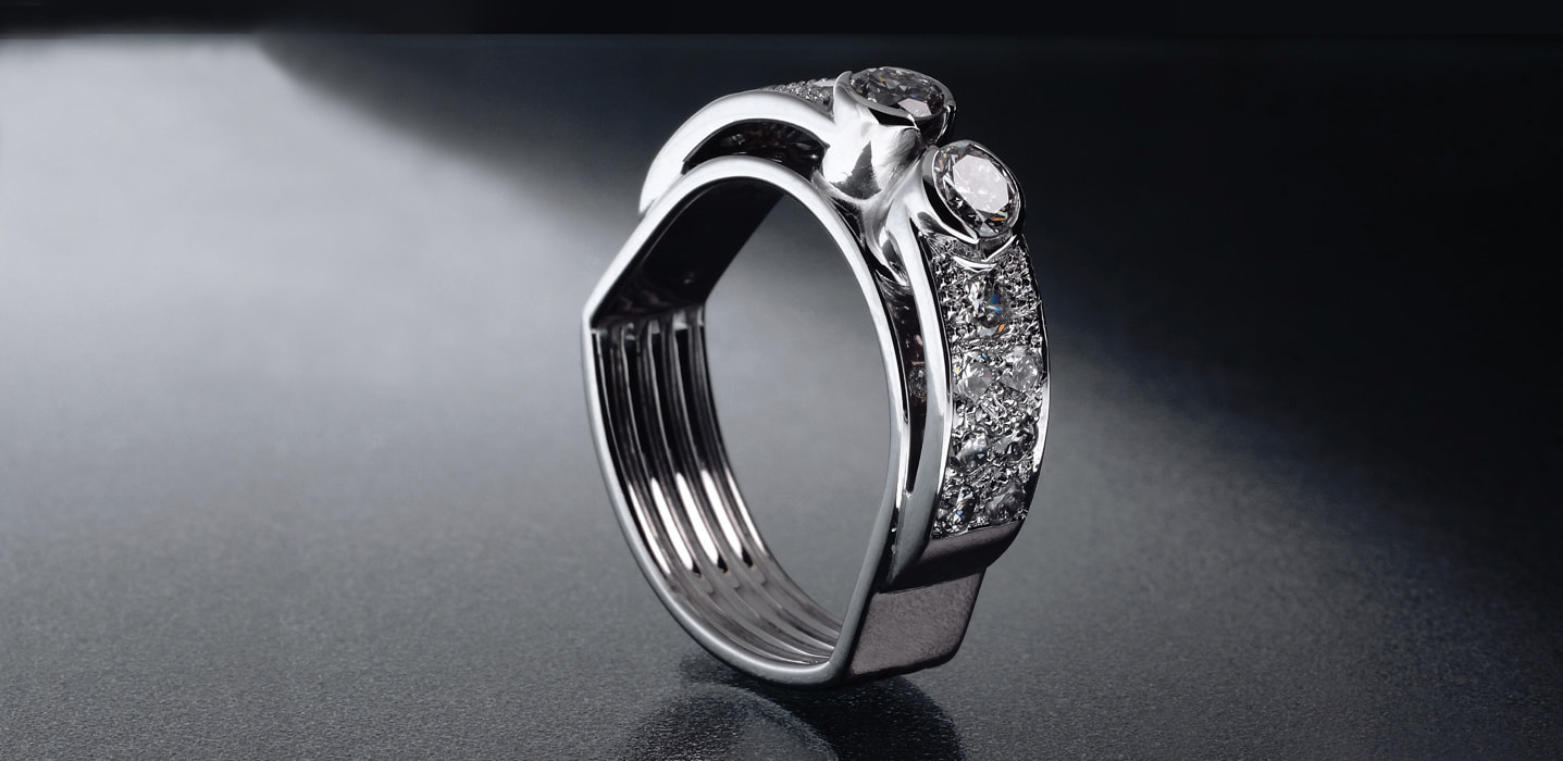 anello oro bianco