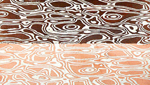 Mokume Gane sheet with and without patina
