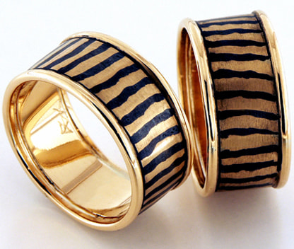 Niello rings, Design collection