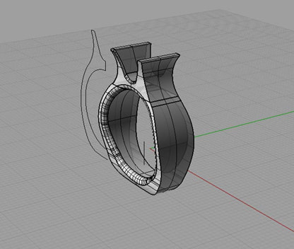 Modelling of ring CAD