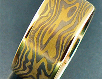 anello mokume gane