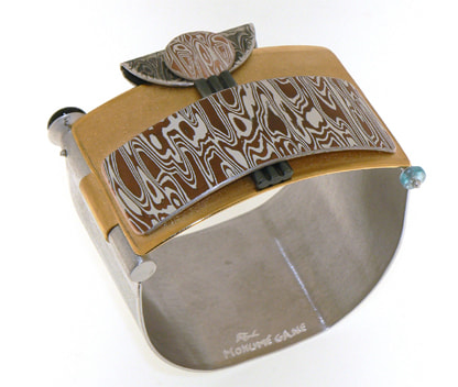 mokume gane bracelet