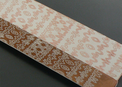 Mokume Gane sheets, texture Dama